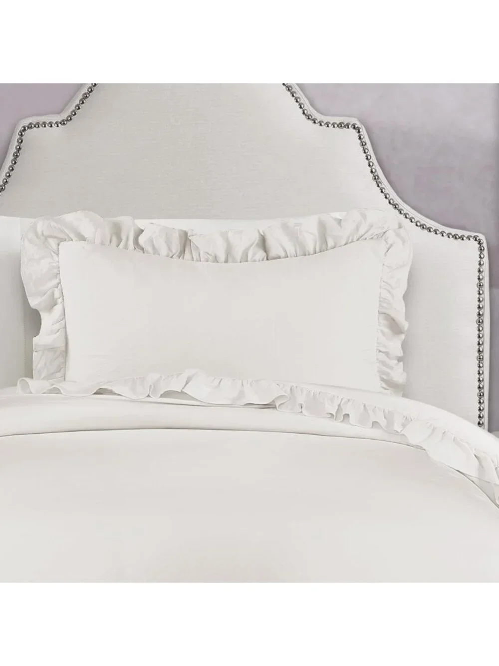 Cozy Ruffled Comforter Set with Matching Shams, Elegant Twin XL Bedding